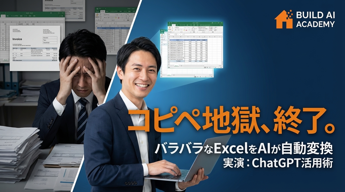 エクセル作業からおさらば！AIに社内のテンプレート資料を作らせよう！