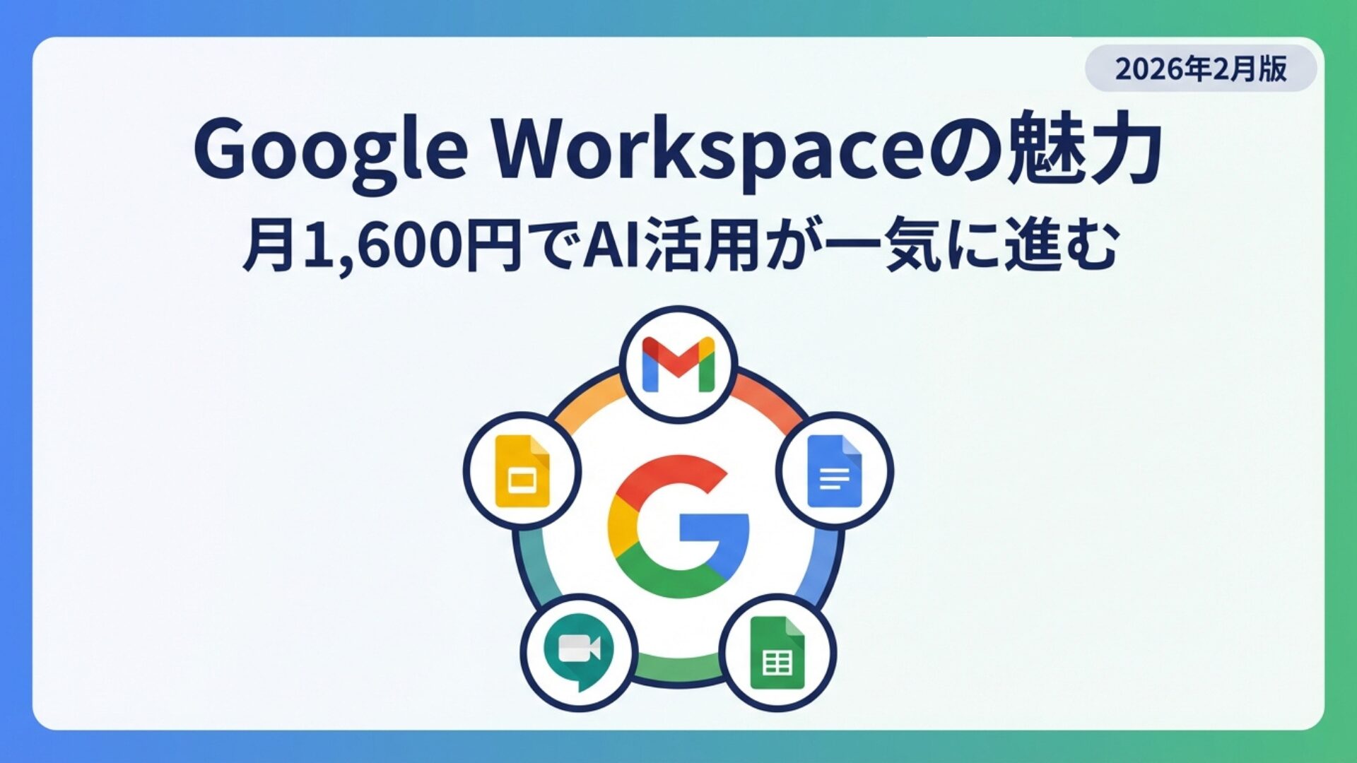 【Build AI Academy2月定例】Google WorkSpaceの魅力！Geminiを最大限活用できる環境はココに！