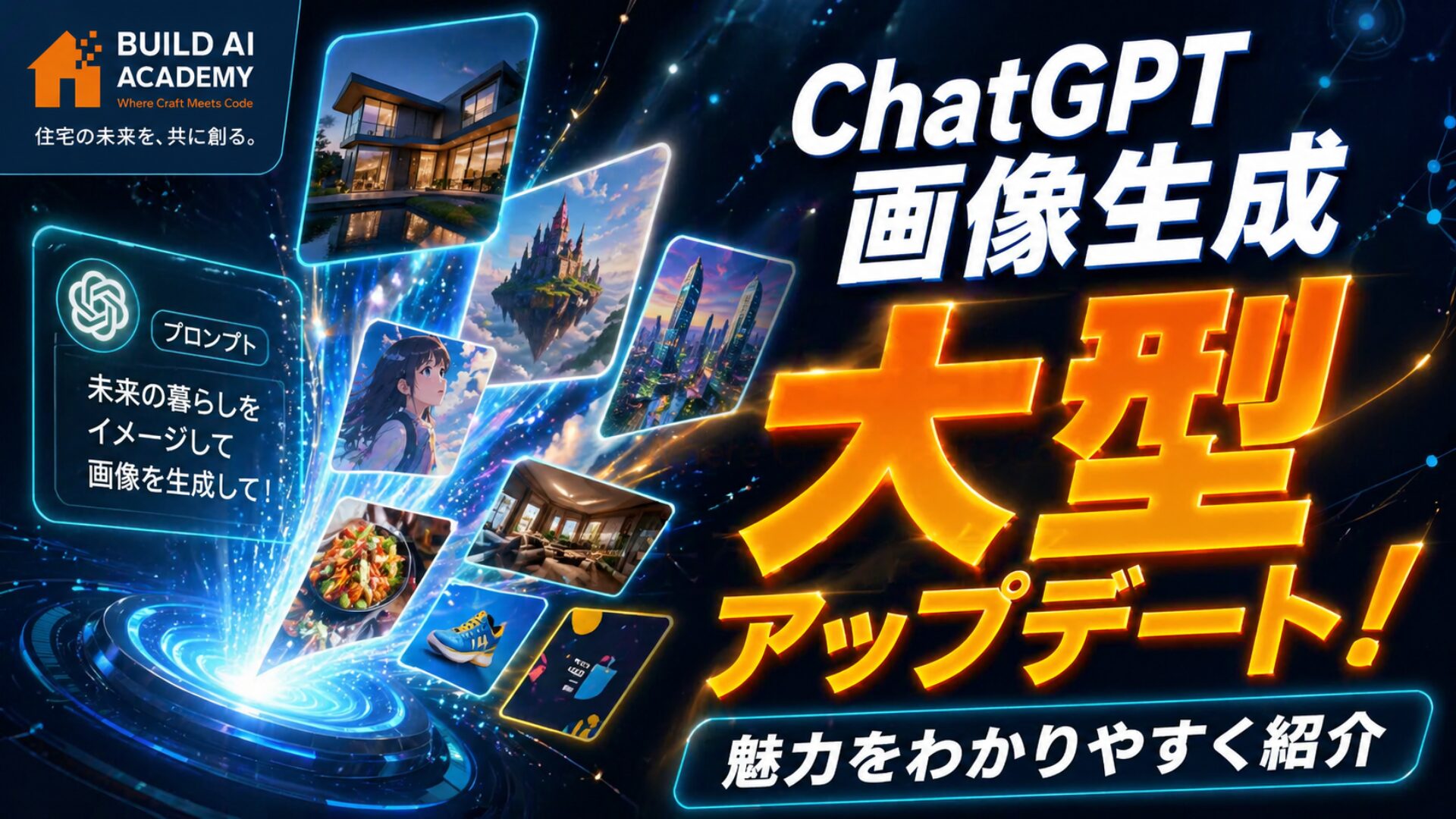 【Build AI Academy4月定例】チラシ作成はAIにお任せ！ChatGPTの画像生成解説 / ウィズホーム様のAI活用
