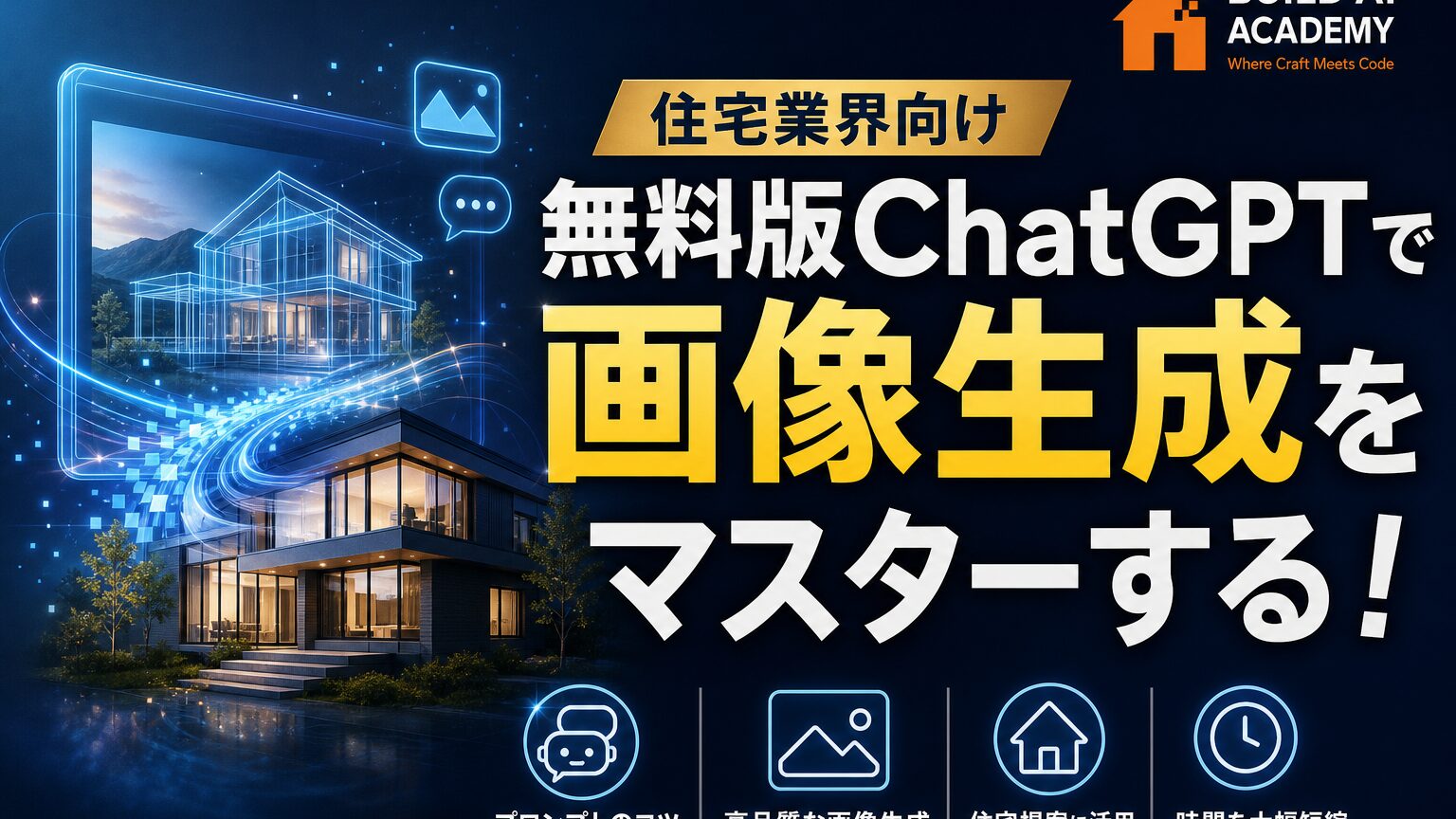 【広報・営業・設計の方必見】無料版ChatGPTで画像生成をマスターする！